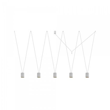 Lampa wisząca More Tone V 5xGU10 biała 7821