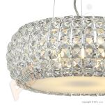Lampa wisząca Sophia 5 AZzardo 5024-5P AZ0522 biżuteryjna kryształki - 2