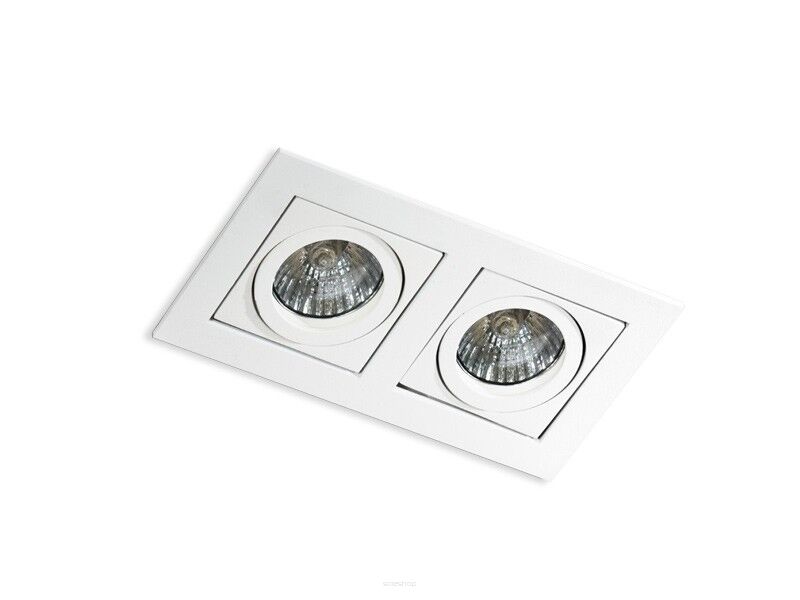 Lampa sufitowa wpuszczana nowoczesna biała Paco 2 AZzardo GM2201 WH, AZ0799