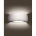 Kinkiet PONTIUS SL.1025 SOLLUX LIGHTING ceramiczny smukły biały połysk - 4