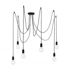Lampa wisząca   STUDIO czarna 6lt ENDON LIGHTING 76583  