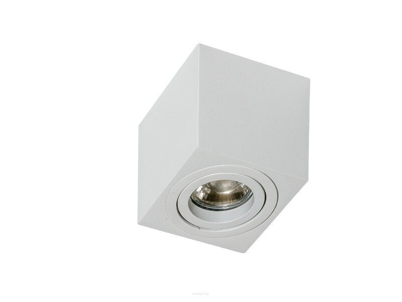 Lampa sufitowa techniczna biała Mini Eloy  AZzardo GM4006 WH AZ1713  prostokąt natynkowy