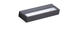 Kinkiet zewnętrzny CASOLA AZ4356 Azzardo LED 12W podłużny 22 cm szary - 6