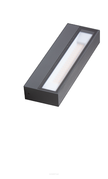 Kinkiet zewnętrzny CASOLA AZ4356 Azzardo LED 12W podłużny 22 cm szary