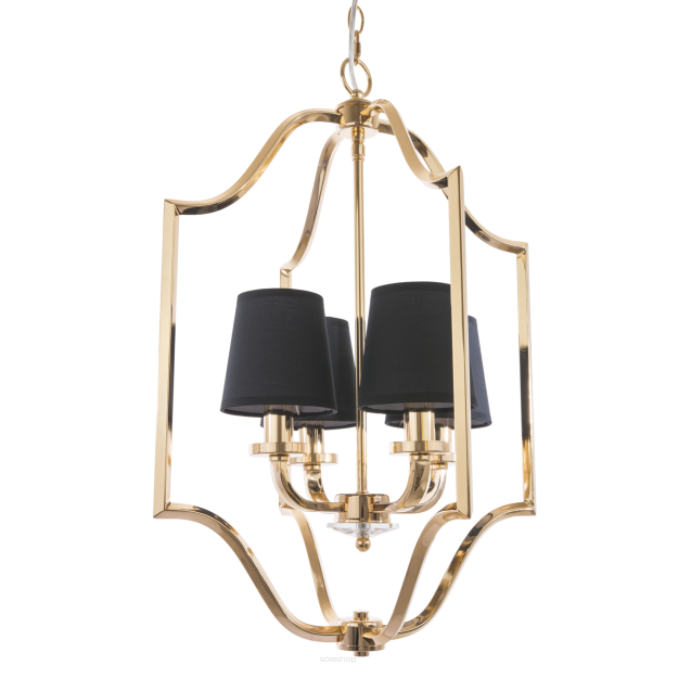 Lampa wisząca New York - P04667AU COSMO Light kształtem przypomina latarnię wykonana w stylu nowojorskim połączonym z klasycznym