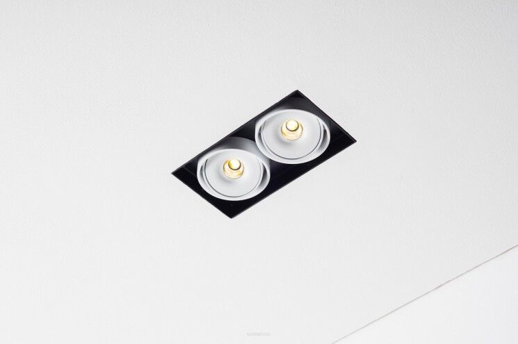 Lampa wpuszczana Tweet 50.2 Trimless mini.LED Labra  4.1163 podwójna techniczna LED różne kolory wykończenia