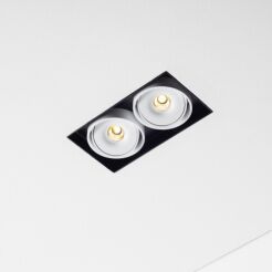 Lampa wpuszczana Tweet 50.2 Trimless mini.LED Labra  4.1163 podwójna techniczna LED różne kolory wykończenia
