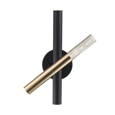 Kinkiet ONE W0461-03L-P7SD Zuma Line rurki LED czarno-złote