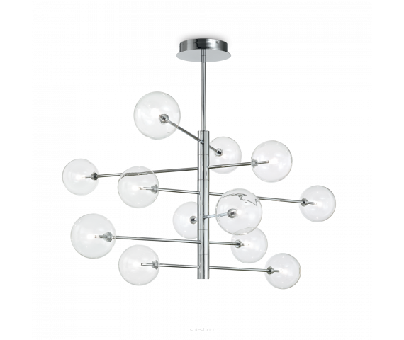 Lampa wisząca Żyrandol Equinoxe SP12 200118 NOWOCZESNY IP20 G4 METAL Ideal Lux OPRAWA W STYLU NOWOCZESNYM 
