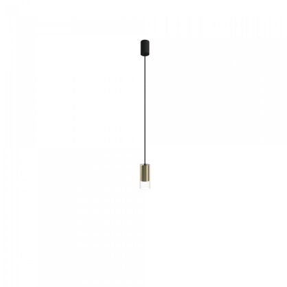 Lampa wisząca Cylinder S GU10 czarno/mosiężna 7870