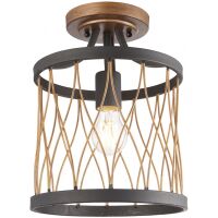 Lampa sufitowa HESTON brązowa ENDON LIGHTING 61497 