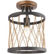 Lampa sufitowa HESTON brązowa ENDON LIGHTING 61497 