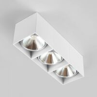 Oprawa natynkowa potrójna biała HDL111/3