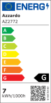 Lampa sufitowa techniczna wpuszczana Una AZzardo akrylowa oprawa w nowoczesnym stylu  IP44 AZ2773, AZ2772 - 3
