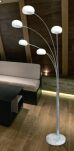 LAMPA PODŁOGOWA ZUMA LINE VENTI FLOOR TS-5805G  nowoczesna 5 białych kloszy - 2