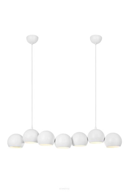 Lampa wisząca Cupolo 1L 7xE14 108859 Markslojd biała 7xØ15cm linia