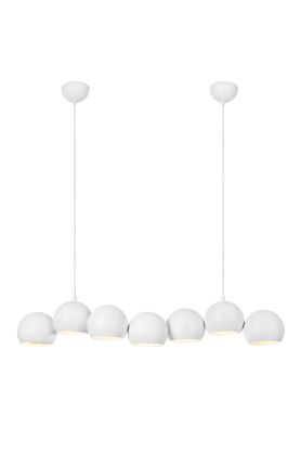 Lampa wisząca Cupolo 1L 7xE14 108859 Markslojd biała 7xØ15cm linia