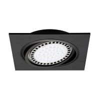 LAMPA WPUSZCZANA LAMPA SUFITOWA  lampa wewnętrzna ZUMA LINE BOXY DL 1 SPOT 20071-BK Z ALUMINIUM W KOLORZE czarnym  NOWOCZESNY  
