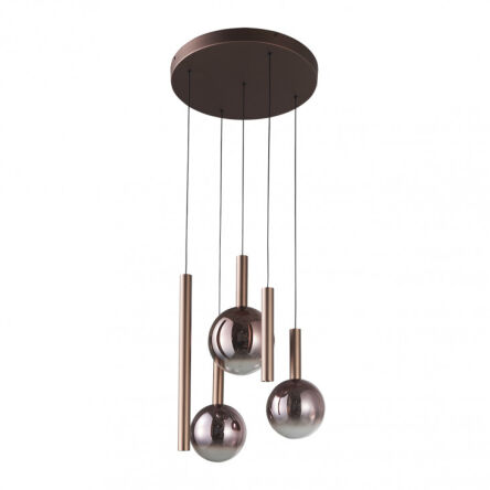 Lampa wisząca Camino PND-24038-5A-COPP Italux