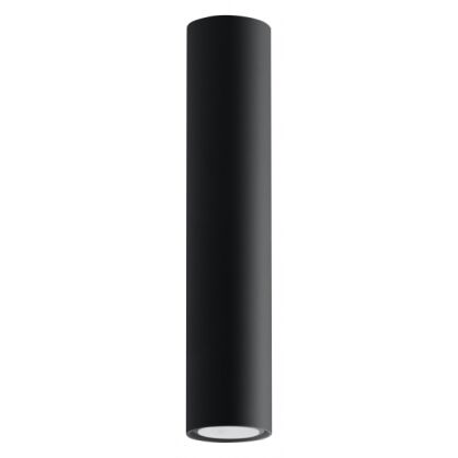 PLAFON LAGOS czarny aluminium Nowoczesna SL.0436 SOLLUX LIGHTING RURA WALEC