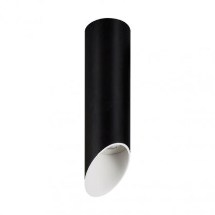Plafon ARGON SLC78008-S-25/7W 3K BL+WH Italux CZARŁO-BIAŁA ŚCIĘTA TUBA LED 7W 3000K WYSOKOŚĆ 25 CM NOWOCZESNA