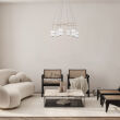 Lampa wisząca Alani PND-34375-6-BK Italux - 4