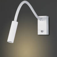 Kinkiet RIDER W0047 Maxlight metalowa obudowa idealna do czytania LED 3W regulowana biała