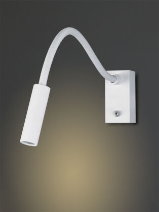 Kinkiet RIDER W0047 Maxlight metalowa obudowa idealna do czytania LED 3W regulowana biała