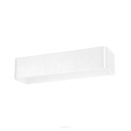 Kinkiet FELIX L AZ2427 Azzardo LED techniczny z aluminium w kolorze białym prostokąt świeci  w górę i dół