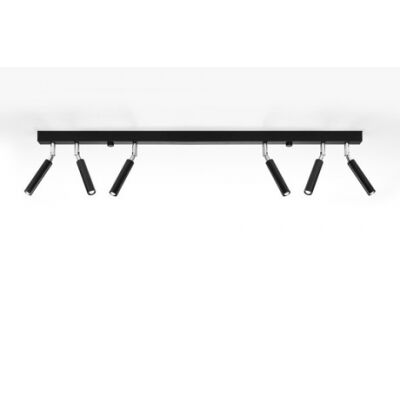 Lampa sufitowa EYETECH 6 SL.0901 SOLLUX LIGHTING listwa czarna 6x G9
