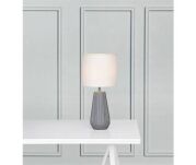 Lampa stołowa nicci Markslojd 106449 szara ceramiczna podstawa - 2