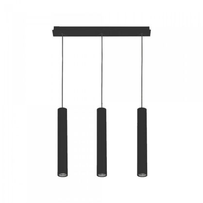 Lampa wisząca Eye 3xGU10 czarna 7862