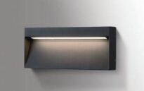 Lampa ścienna CASORIA SLIM AZ4368 Azzardo zewnętrzny prostokątny szary - 3