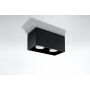 PLAFON SOLLUX Prostokątny Plafon QUAD MAXI Czarny Nowoczesna Lampa na Sufit Oświetlenie LED SL.0381 Sollux Lighting - 2