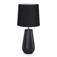 Lampa stołowa nicci Markslojd 106624 czarna ceramiczna podstawa