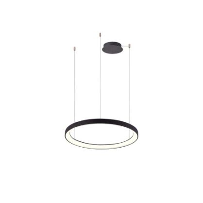 Lampa wisząca AGNES PENDANT 58 DIMM CCT SWITCH WH CZARNA Azzardo AZ5019
