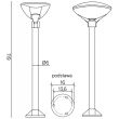 LAMPA OGRODOWA STĄJĄCA TEO 2 SUMA - 3