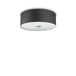 Plafon Woody PL4 103273  NOWOCZESNY IP20 E27 METAL  Ideal Lux OKRĄGŁA OPRAWA 