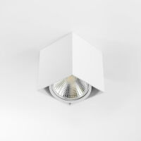 OPRAWA NATYNKOWA KWADRATOWA BIAŁA AR111 , ES111 230V 