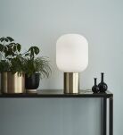 Lampa stołowa BROOKLYN 107868 Markslojd W STYLU SKANDYNAWSKIM MOSIĄDZ / BIAŁY E27 - 2