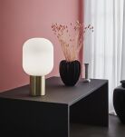 Lampa stołowa BROOKLYN 107868 Markslojd W STYLU SKANDYNAWSKIM MOSIĄDZ / BIAŁY E27 - 3