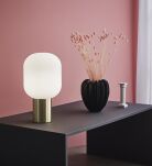 Lampa stołowa BROOKLYN 107868 Markslojd W STYLU SKANDYNAWSKIM MOSIĄDZ / BIAŁY E27 - 4