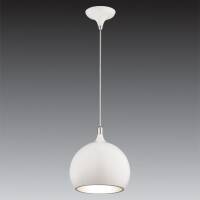 Lampa wisząca Flask MA03586CA-001 WHITE Italux z metalu o wykończeniu białym o kształcie kulistym
