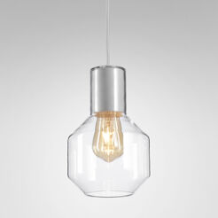 Lampa wisząca MODERN GLASS Barrel TP E27 Aquaform 50475 klosz ze szkła różne kolory wykończenia metalu 