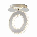 Kryształowa lampa sufitowa GIRONA LED chrom Zuma Line MX3713-1-3CT - 2