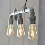 Lampa wisząca PIPE brązowa 3lt ENDON LIGHTING 78764   - 3