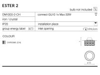 Lampa wpuszczana Ester 2 AZzardo AZ1451 - 2