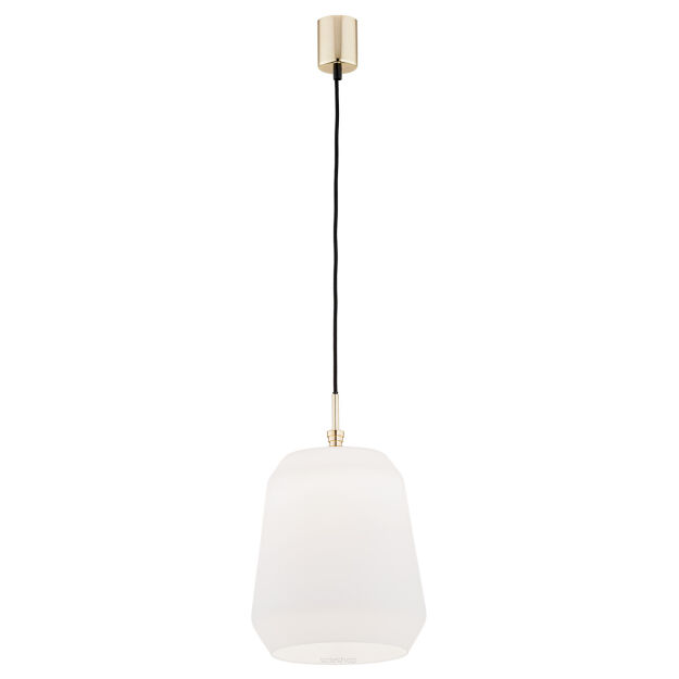 Lampa wisząca IRUN 4273 Argon Biały szklany klosz