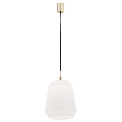 Lampa wisząca IRUN 4273 Argon Biały szklany klosz