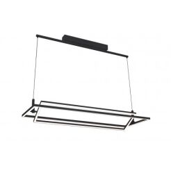 Lampa wisząca VIENA AZ2849 nowoczesny styl  2 ledowe prostokąty geometryczna kolor czarny